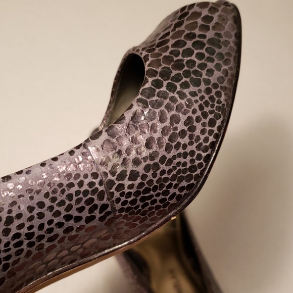 Antonio melani silver peep toe heels - Picture 5 of 7